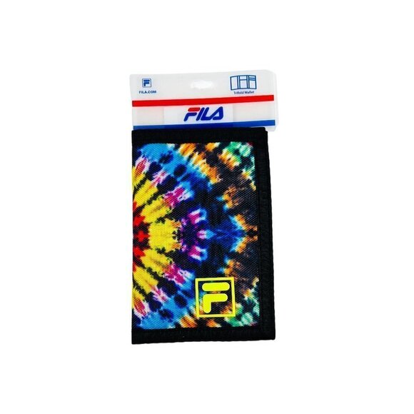 FILA Tri-Fold Tie Dye Mens Wallet - Picture 1 of 7